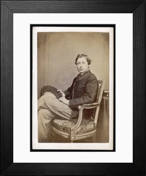 Framed Print : Edward Vii  /  Watkins Cdv