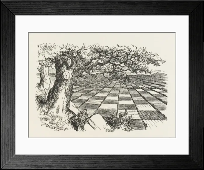 Framed Print : Carroll / L Glass Country Framed Print : Carroll / L Glass Country