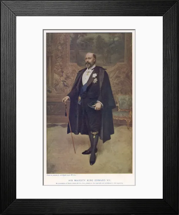 Framed Print : Edward Vii / As Wortley Framed Print : Edward Vii / As Wortley