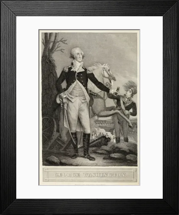 Framed Print : G Washington / Tucker Framed Print : G Washington / Tucker