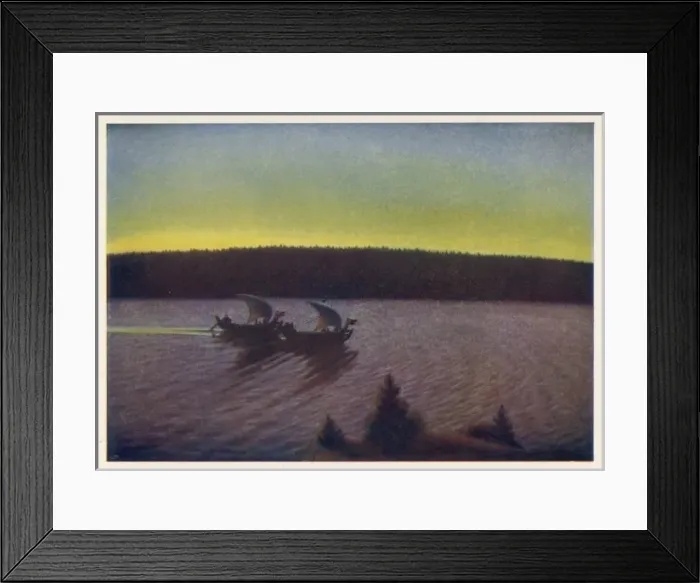 Framed Print : Vikings Set Out Framed Print : Vikings Set Out