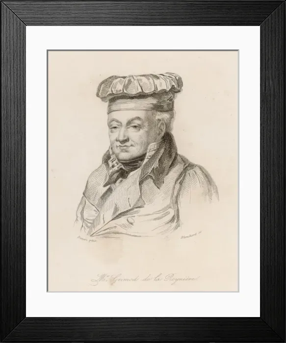 Framed Print : Alexandre Grimod De LA R Framed Print : Alexandre Grimod De LA R