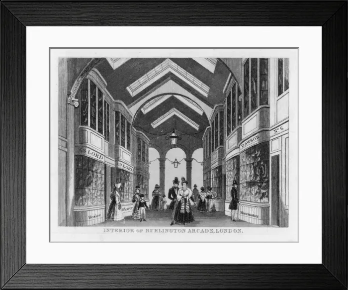 Framed Print : London / Burlington Arcade Framed Print : London / Burlington Arcade