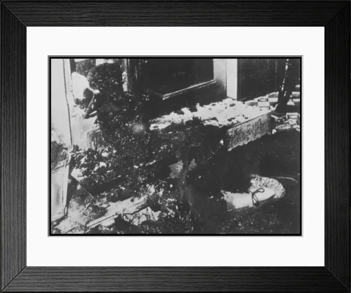 Framed Print : Combustion / Human Framed Print : Combustion / Human