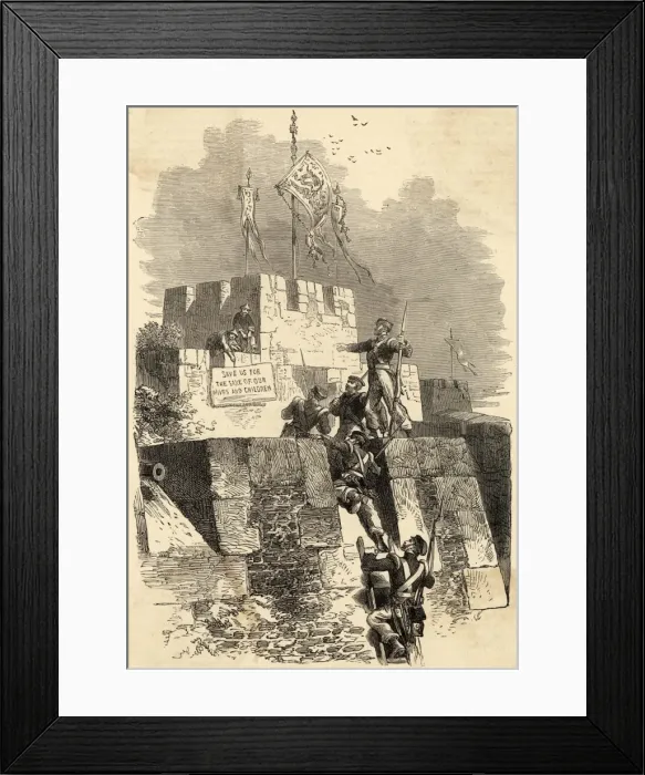 Framed Print : Opium Wars / Ting-Hae 1841 Framed Print : Opium Wars / Ting-Hae 1841