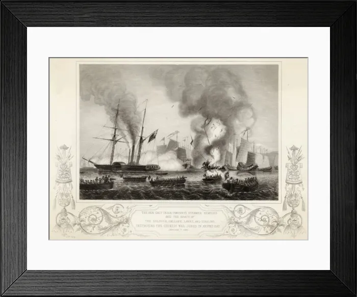Framed Print : Opium Wars / Ansons Bay Framed Print : Opium Wars / Ansons Bay