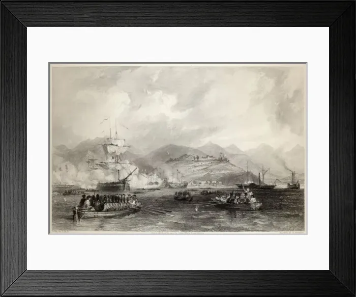 Framed Print : Opium Wars / Ting-Hai Framed Print : Opium Wars / Ting-Hai