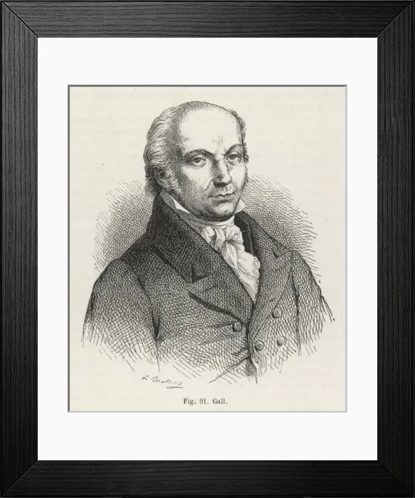 Framed Print : Franz Josef Gall Framed Print : Franz Josef Gall