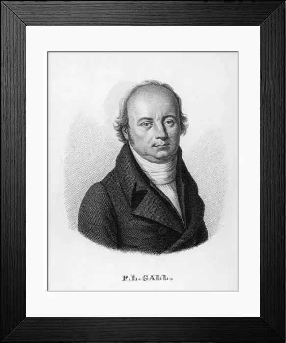 Framed Print : Franz Josef Gall / Eng Framed Print : Franz Josef Gall / Eng