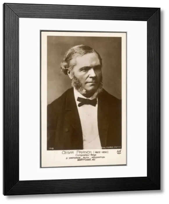 Framed Print : Cesar Franck Framed Print : Cesar Franck