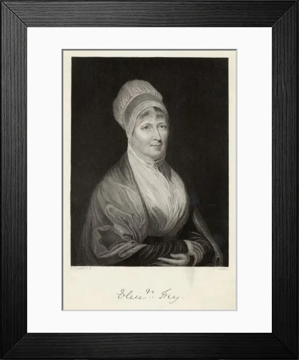 Framed Print : Elizabeth Fry (C Leslie) Framed Print : Elizabeth Fry (C Leslie)