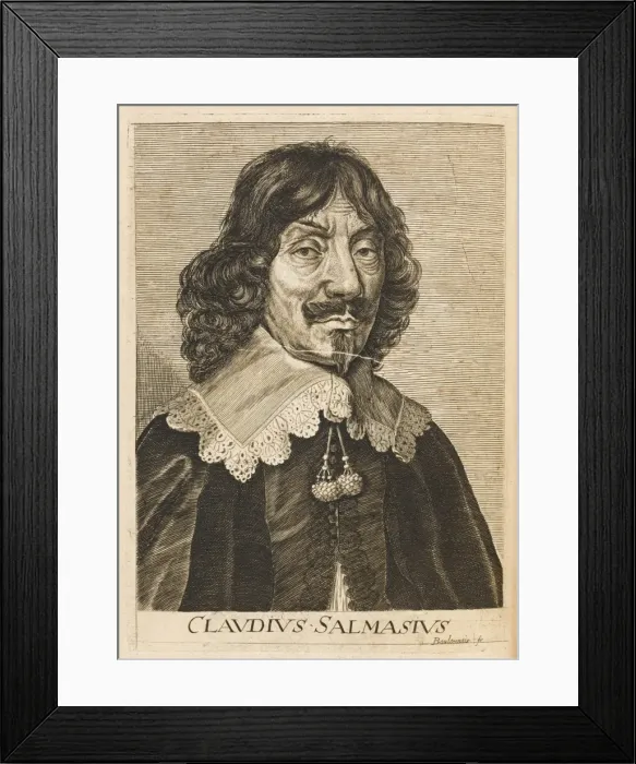 Framed Print : Claude De Saumaise Framed Print : Claude De Saumaise