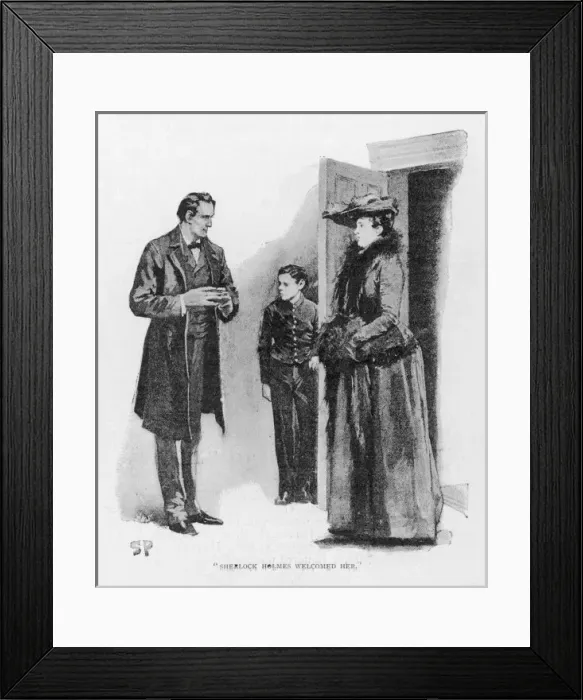 Framed Print : Sherlock Holmes & Guest Framed Print : Sherlock Holmes & Guest