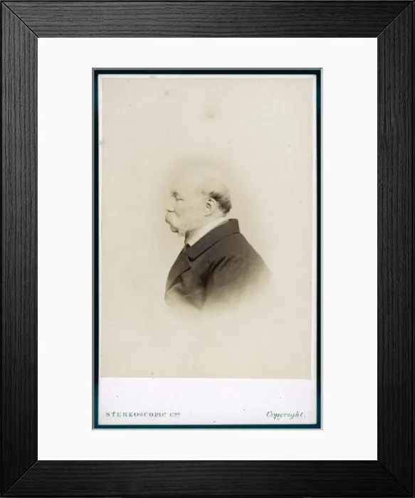 Framed Print : Jg Wilkinson / Stereo Cdv Framed Print : Jg Wilkinson / Stereo Cdv