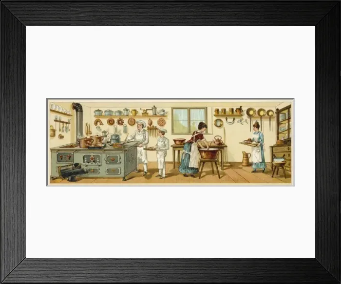 Framed Print : In the Kitchen Framed Print : In the Kitchen