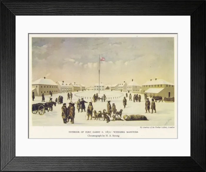Framed Print : Canada / Winnipeg / F Garry Framed Print : Canada / Winnipeg / F Garry