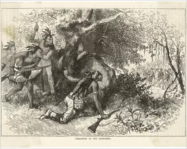 Cherokees Attack British