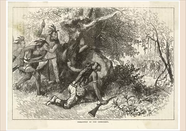 Cherokees Attack British