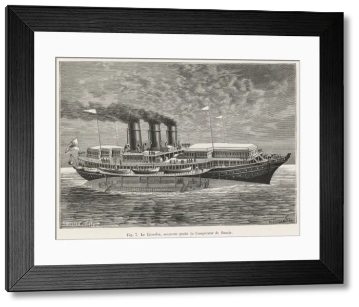 Framed Print : Livadia Steamship Framed Print : Livadia Steamship