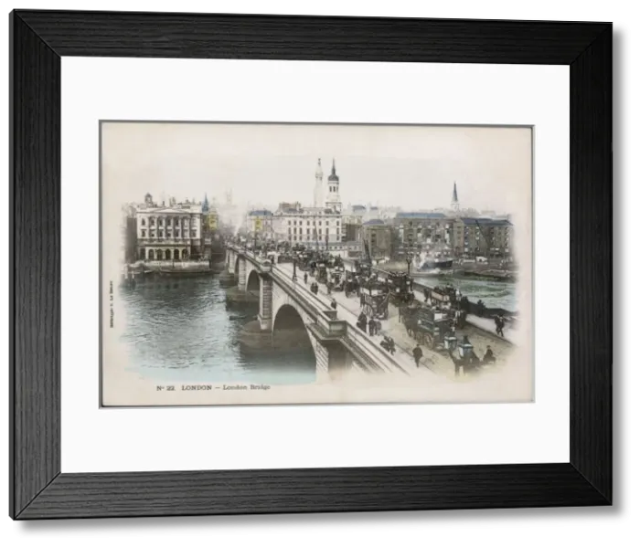 Framed Print : London Bridge / Look North Framed Print : London Bridge / Look North