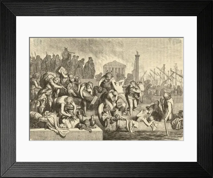 Framed Print : Vandals Vandalise Rome Framed Print : Vandals Vandalise Rome