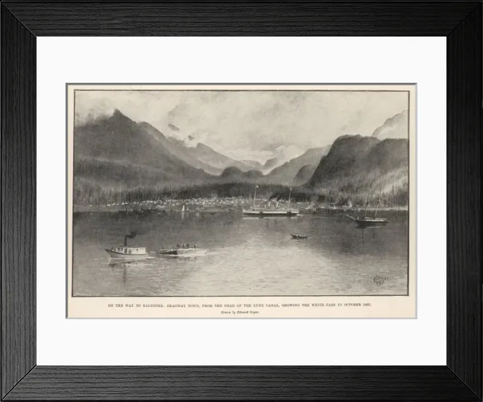 Framed Print : Klondike Gold Rush Framed Print : Klondike Gold Rush