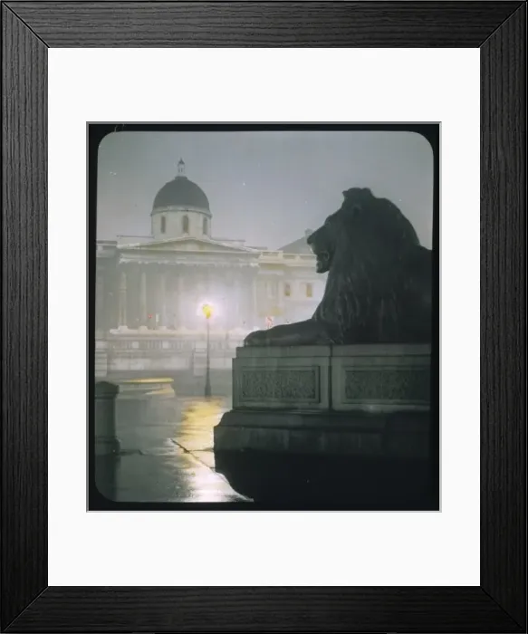 Framed Print : Trafalgar / Lantern Slide Framed Print : Trafalgar / Lantern Slide