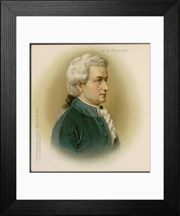 Framed Print : Wolfgang Amadeus Mozart Framed Print : Wolfgang Amadeus Mozart