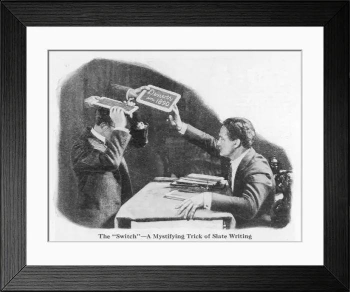 Framed Print : Houdinis Seance Fraud Framed Print : Houdinis Seance Fraud