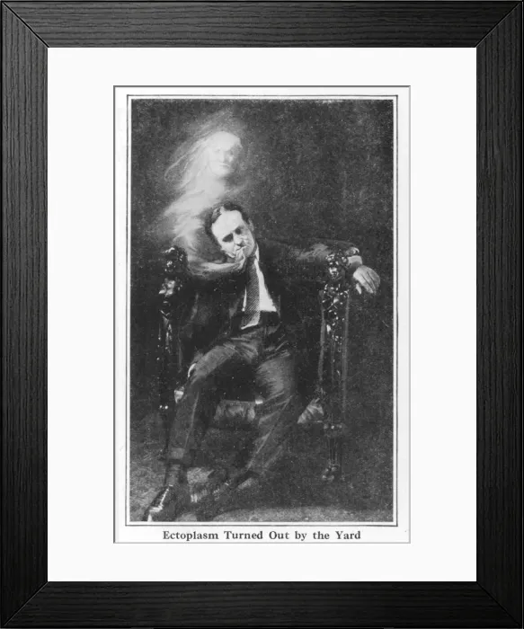 Framed Print : Houdinis Seance Fraud Framed Print : Houdinis Seance Fraud