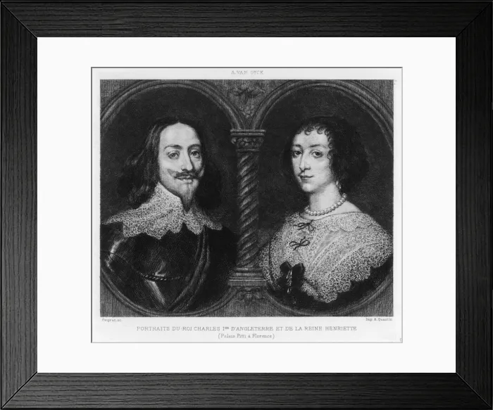 Framed Print : Charles I / Royalty Framed Print : Charles I / Royalty