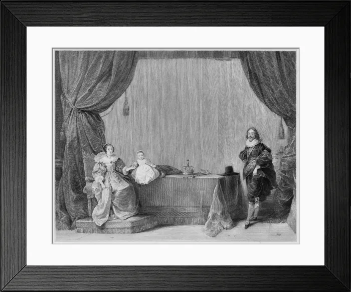 Framed Print : Charles I / F. Bacon Framed Print : Charles I / F. Bacon
