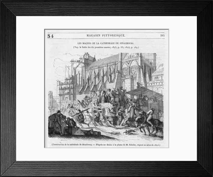 Framed Print : Building a Cathedral Framed Print : Building a Cathedral