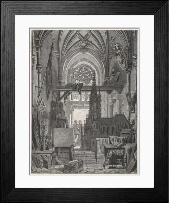 Framed Print : Building a Cathedral Framed Print : Building a Cathedral
