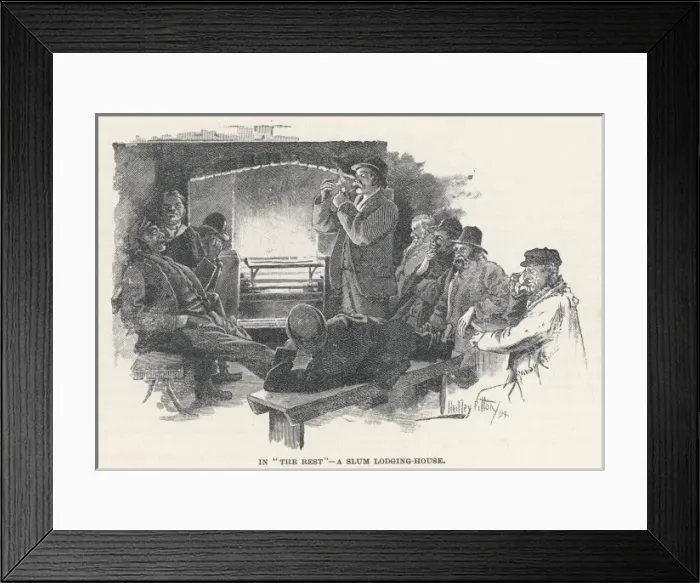 Framed Print : Manchester Slum Framed Print : Manchester Slum