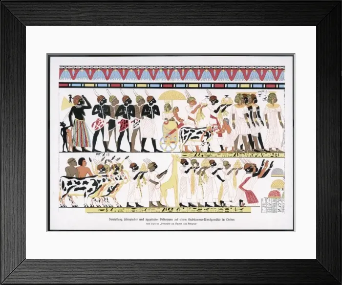Framed Print : Nubian Nobles / Pharoah Framed Print : Nubian Nobles / Pharoah
