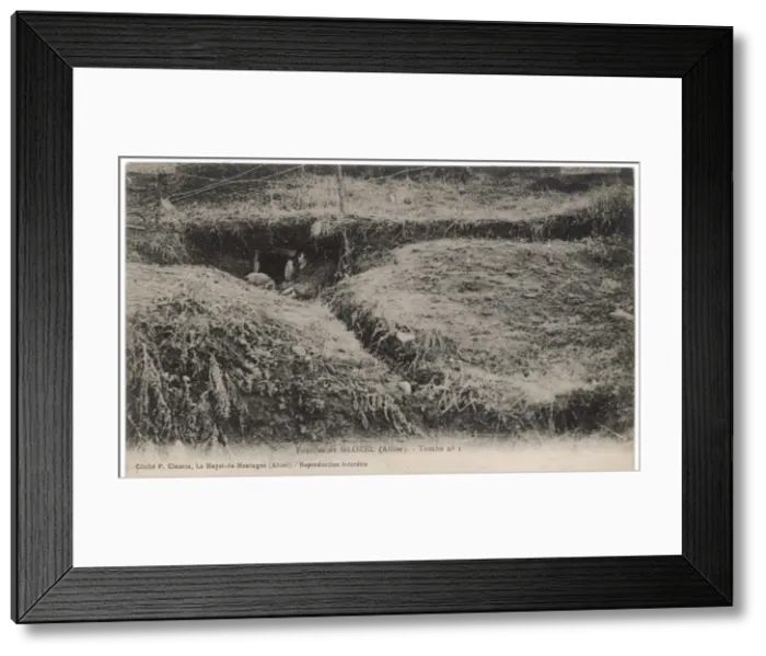 Framed Print : France / Archae / Glozel Framed Print : France / Archae / Glozel