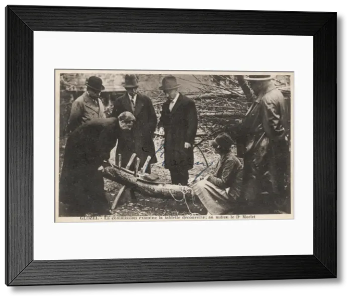 Framed Print : France / Archae / Glozel Framed Print : France / Archae / Glozel