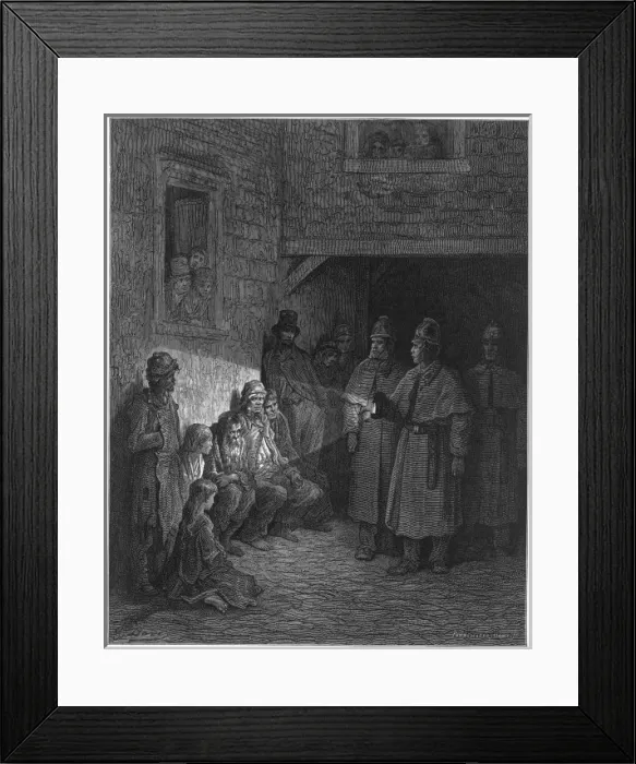 Framed Print : Police Patrolling / Slum Framed Print : Police Patrolling / Slum