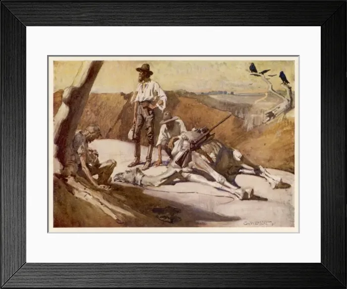 Framed Print : Burke & Wills Framed Print : Burke & Wills