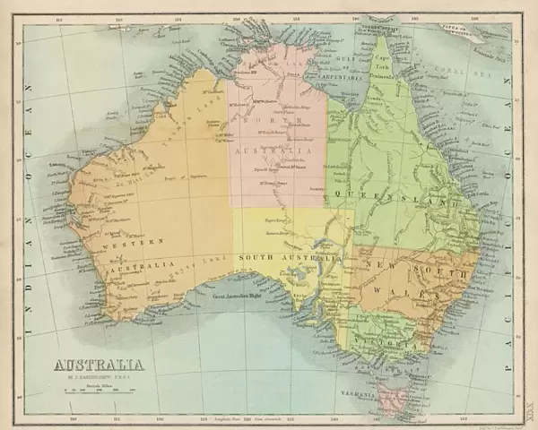 Maps  /  Australia 1860S
