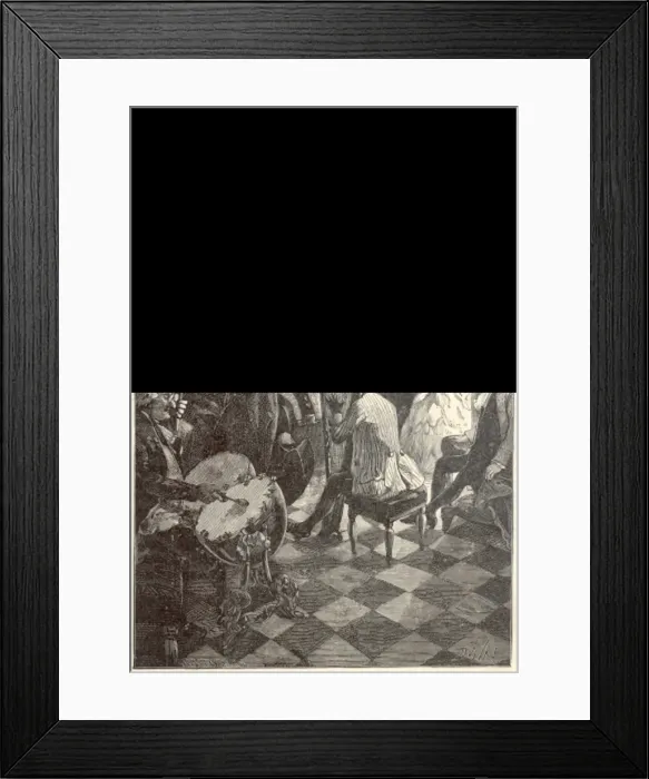 Framed Print : Mesmer / Magnetic Clinic Framed Print : Mesmer / Magnetic Clinic