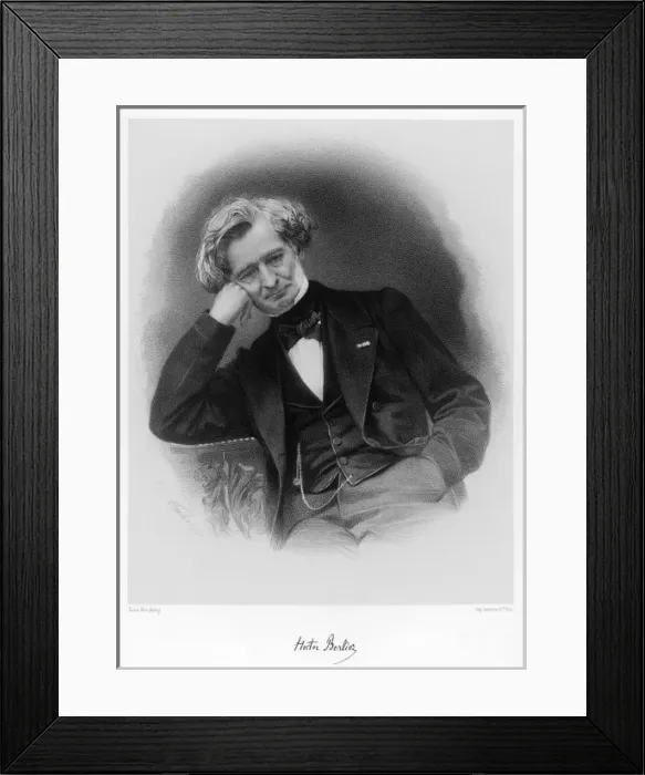 Framed Print : Hector Berlioz - Framed Print : Hector Berlioz -