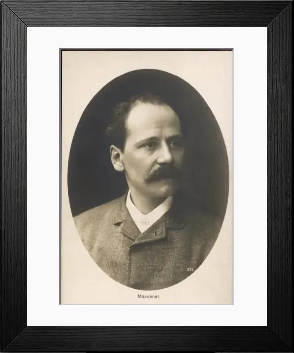 Framed Print : Massenet / Postcard Framed Print : Massenet / Postcard