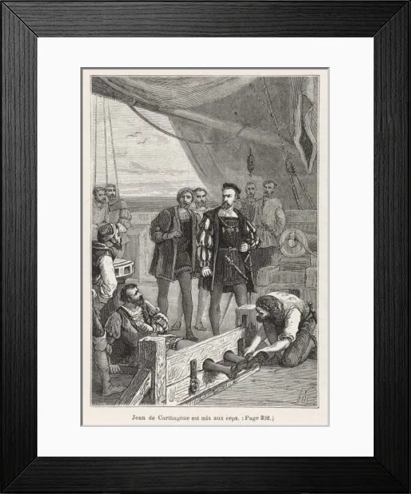 Framed Print : MAGELLAN. When Juan de Cartagena questions the authority of Fernao de Magalhaes Framed Print : MAGELLAN. When Juan de Cartagena questions the authority of Fernao de Magalhaes
