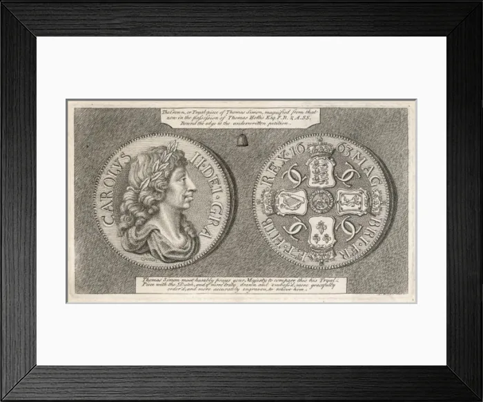 Framed Print : Charles II Era Crown Framed Print : Charles II Era Crown