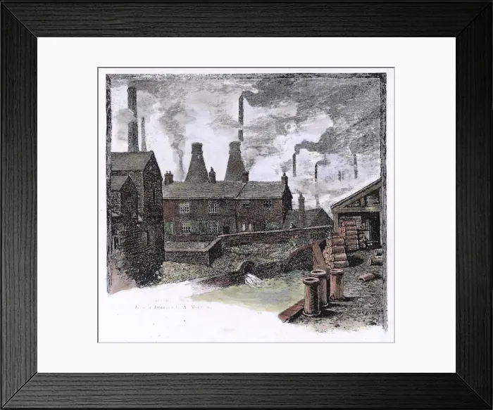 Framed Print : Industrial Landscape Framed Print : Industrial Landscape