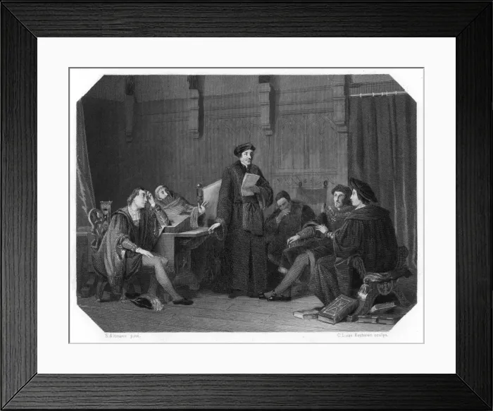 Framed Print : Erasmus / Altmann Framed Print : Erasmus / Altmann