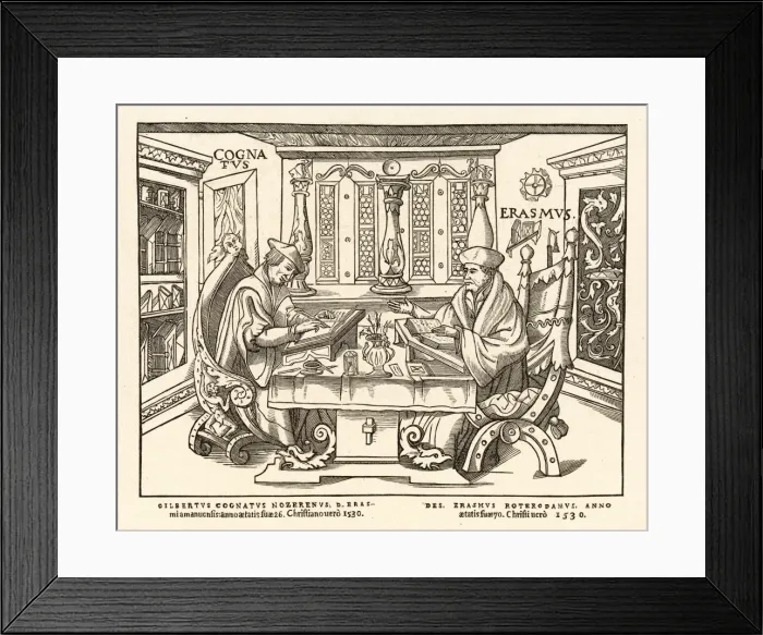 Framed Print : Erasmus / Cognatus / 1553 Framed Print : Erasmus / Cognatus / 1553