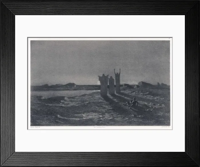 Framed Print : Stone Men Apparitions Framed Print : Stone Men Apparitions